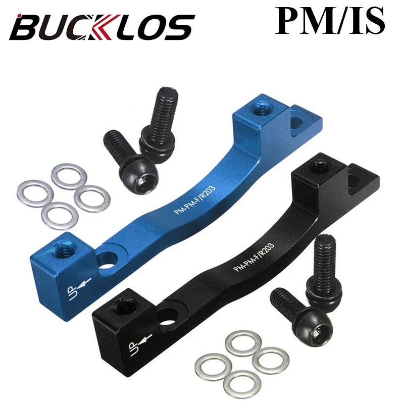 BUCKLOS Fahrrad PM/IST Disc Bremse Adapter Vorne Hinten MTB Bremse Adapter für 180/203mm Rotor Aluminium legierung Bremse Halterung Bike Teil