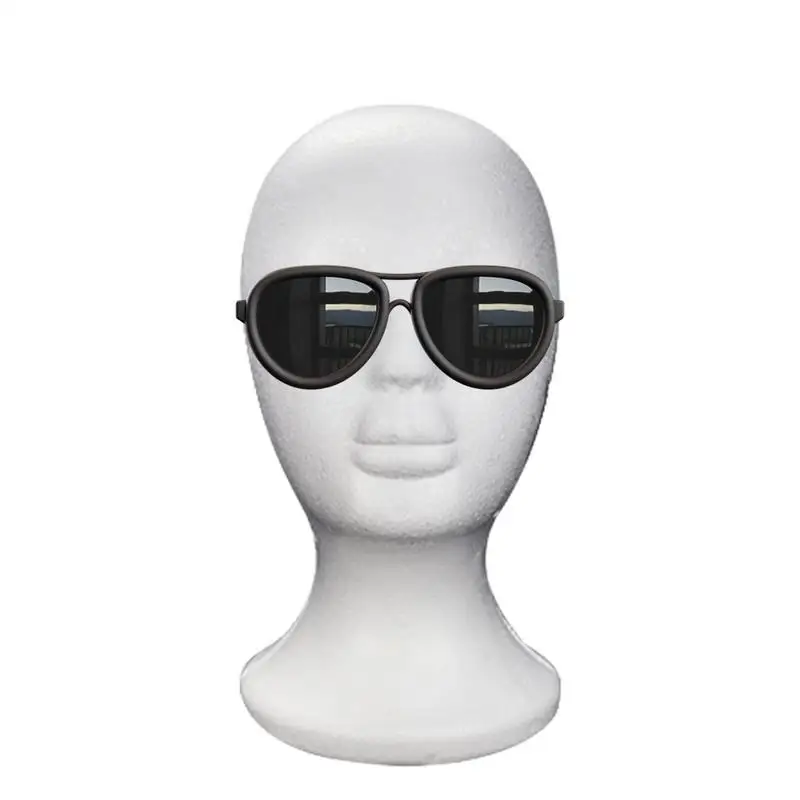 1PC wig mannequin head Female Styrofoam Mannequin Manikin Head Model Foam Wig Hair Glasses Display