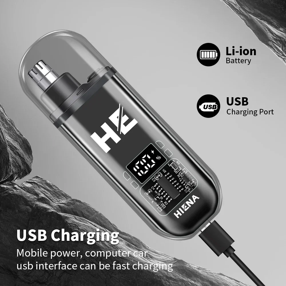 Xiaomi  Electric Nose Hair Trimmer Portable Mini Pocket Nose Ears Hair Eyebrow Trimmer for  Men Rechargeable Painless Clipper ﻿ 3