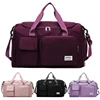 Women Fitness Gym Bags Wet Dry Separate Training Swimming Carry On Travel Luggage Shoulder Bag Weekender Overnight Duffle Bag 1