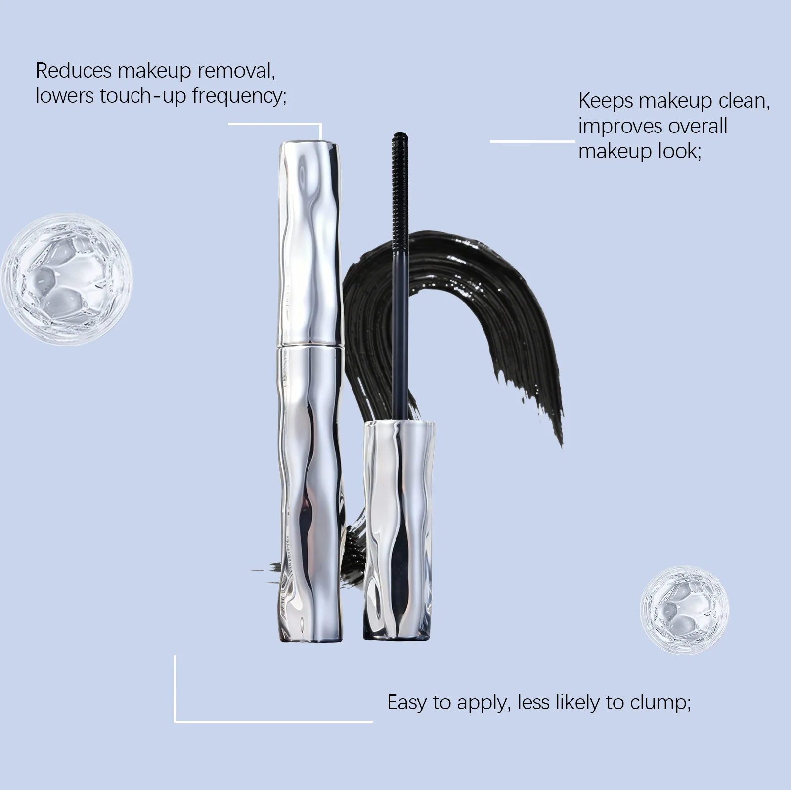 Waterproof Long-lasting Mascara, Lengthening And Smudge-proof_voghion.com