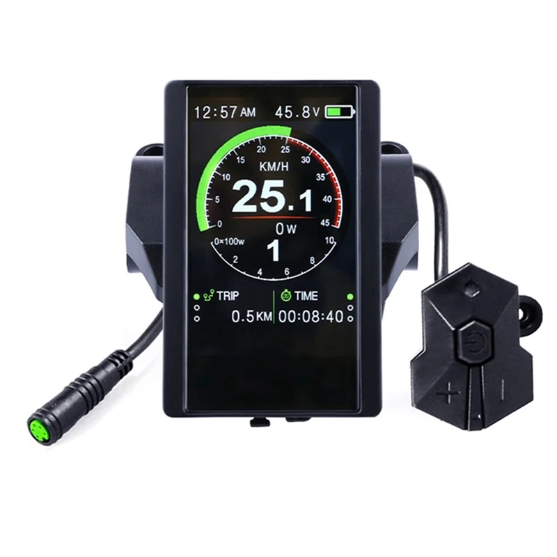 

New Colorful Screen Display P850C Speedometer Spare Parts With 9-Level Assist For Bafang Electric Bicycle BBS01B BBS02B BBSHD