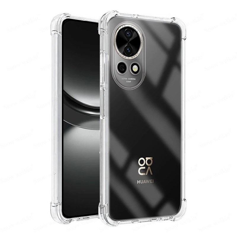Clear Shockproof TPU Case with Airbag Protection