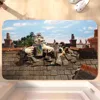 BEAST KINGDOM DreamWorks Wallace Gromit Floor Mat Bedroom Kitchen Door Bath House Super Absorbent Foot Non-slip 6