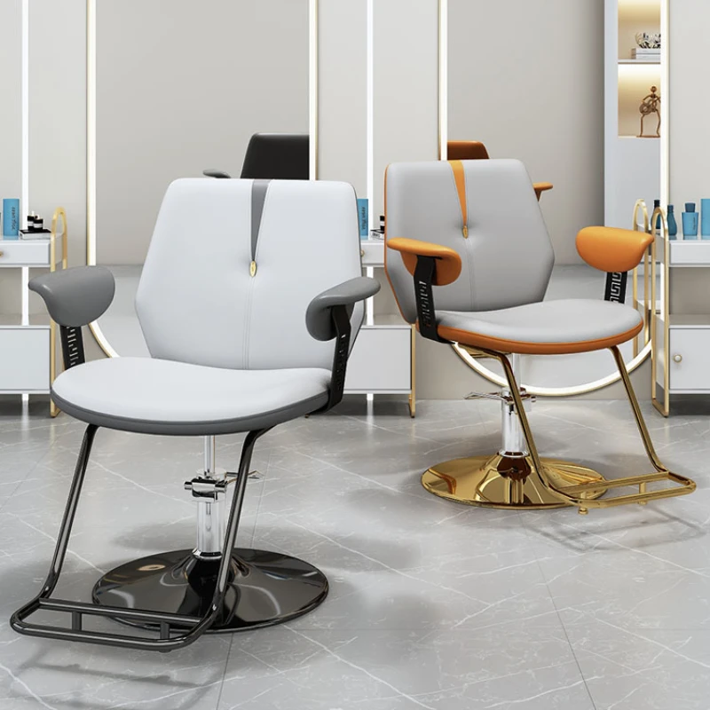 Swivel Salon Barber Chairs Dedicated Hair Cutting Folded Down Seat Rotate Chairs Shampoo Cosmetic Sedie Tattoo Furniture AA