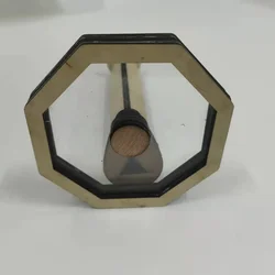 Natural DIY Wooden Kaleidoscope Kit - Magic Rotating Craft Set for Nature Lovers & Educational Fun for Kids (Wooden bolt)
