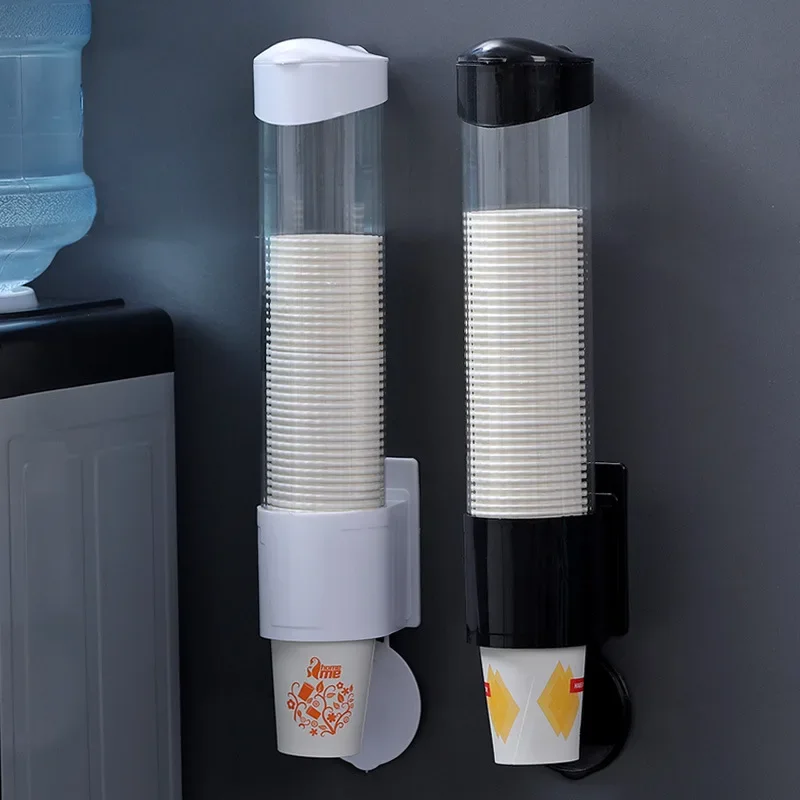 Water Dispenser Paper Cup Holder Disposable Paper Cup Plastic Dispenser Automatic Divider Household Convenience paper cup dispenser