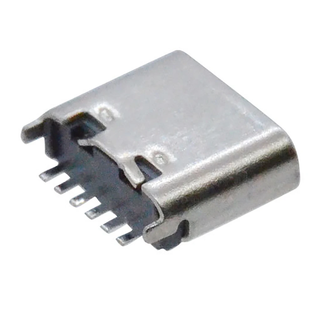 5/10/20 Stück 6-poliger vertikaler gerader Stecker Typ-C Buchse 6.5 USB-Anschluss Typ-C Ladeanschluss – Detail 6
