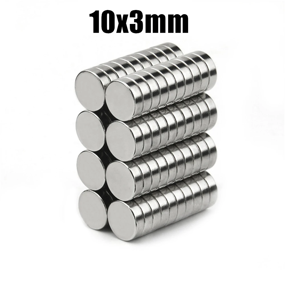 Neodymium Magnets Dia 10mm Super Strong Magnets NdFeB Neodymium Thin Small Disc Magnet Permanent N35