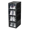 Installation-free Folding Transparent Brand New Acrylic Thickened Hard Section Household Storage Supplies Sports Shoe Box 5