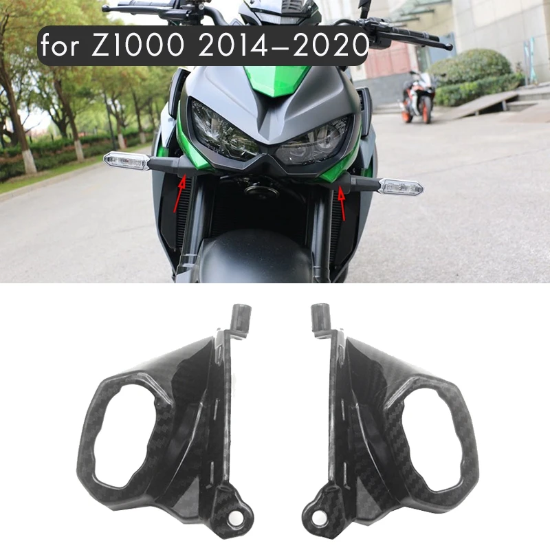 

Motorcycle Front Turn Light Upper Cowl Nose Fairing Cover Frames For Kawasaki Z1000 2014-2020