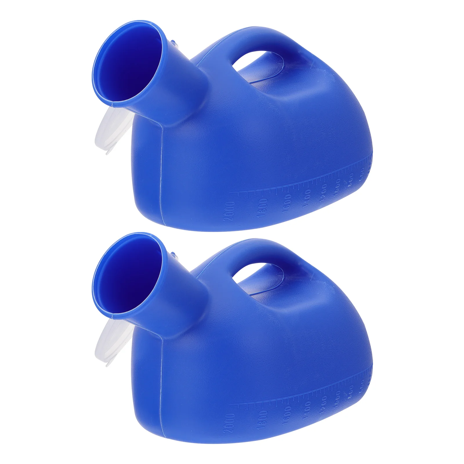 

2Pcs Urinal Bucket Practical Elder Spittoon with Lids Large Capacity Chamber Pot