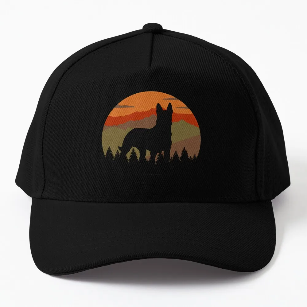 

Vintage Country Belgian Malinois Distressed Retro Forest Gift Baseball Cap Thermal Visor sun hat Men's Baseball Cap Women's