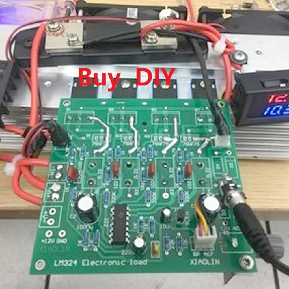 DIY 키트 배터리 용량 테스터, 조정 가능한 정전류 전자 부하 방전 테스트, 150W 10A