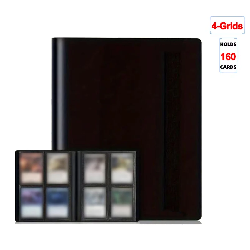Premium Trading Card Binder - Durable Side-Loading PP Cover