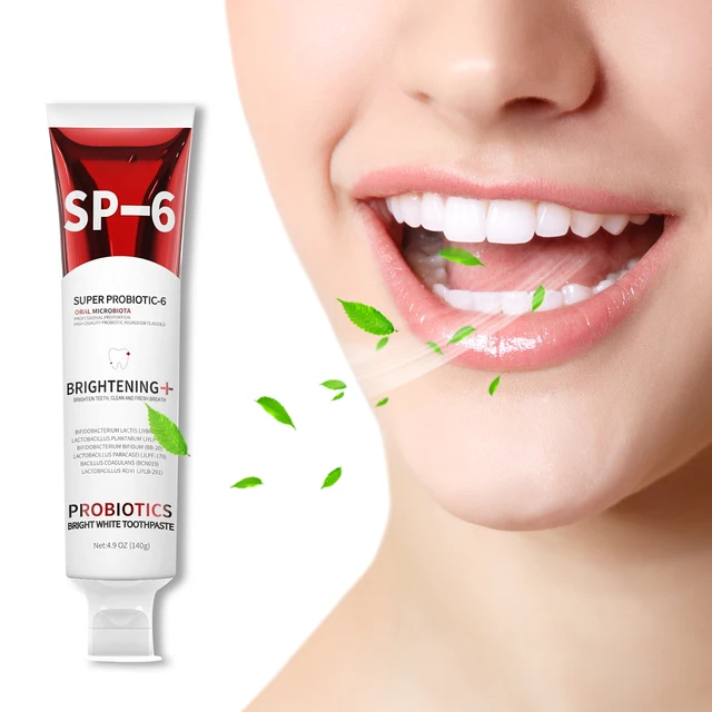 Toothpaste Sp-6 Probiotic Remove Stains Deep Clean Brightening Tooth Fresh Breath Dental Oral Hygiene Health Care 4