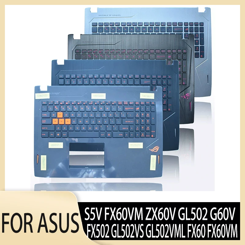 

US English backlit Keyboard For ASUS S5V FX60VM ZX60V GL502 G60V FX502 GL502VS GL502VML FX60 FX60VM Laptop Keyboard C Cover