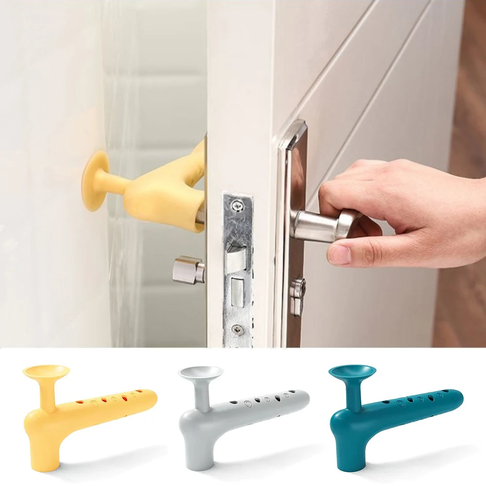1PC Silicone Door Handle Anti-Collision Sheath Children door handle covers