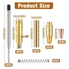 Set Of 12 Slim Pens, Multi-Color Wooden Swivel Pen Set With Refill Shaft Bolt-On Ballpoint Pen For DIY Wooden Swivel 6