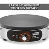 Commercial WSC160X 16" Electric Crepe Maker, Cast Iron Cooking Surface, Stainless Steel Base, Includes Batter 5