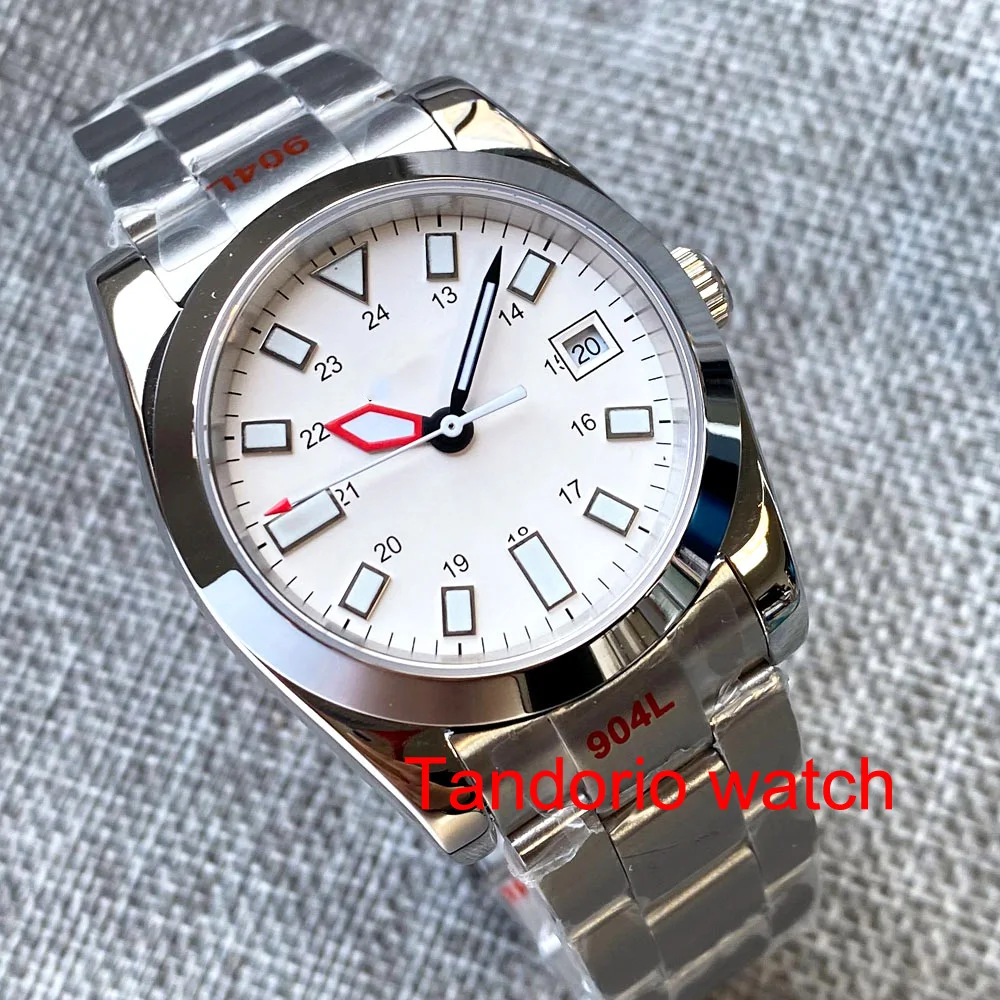36/39mm Polished Case Mingzhu 2813 MIyota 8215 Men Watch Sapphire Glass Oyster - Picture 14 of 14