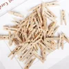 100pcs Wooden Clip Clothes Pants Drying Photo Fixing DIY Mini Wooden Clip Clamps Assorted Set 5