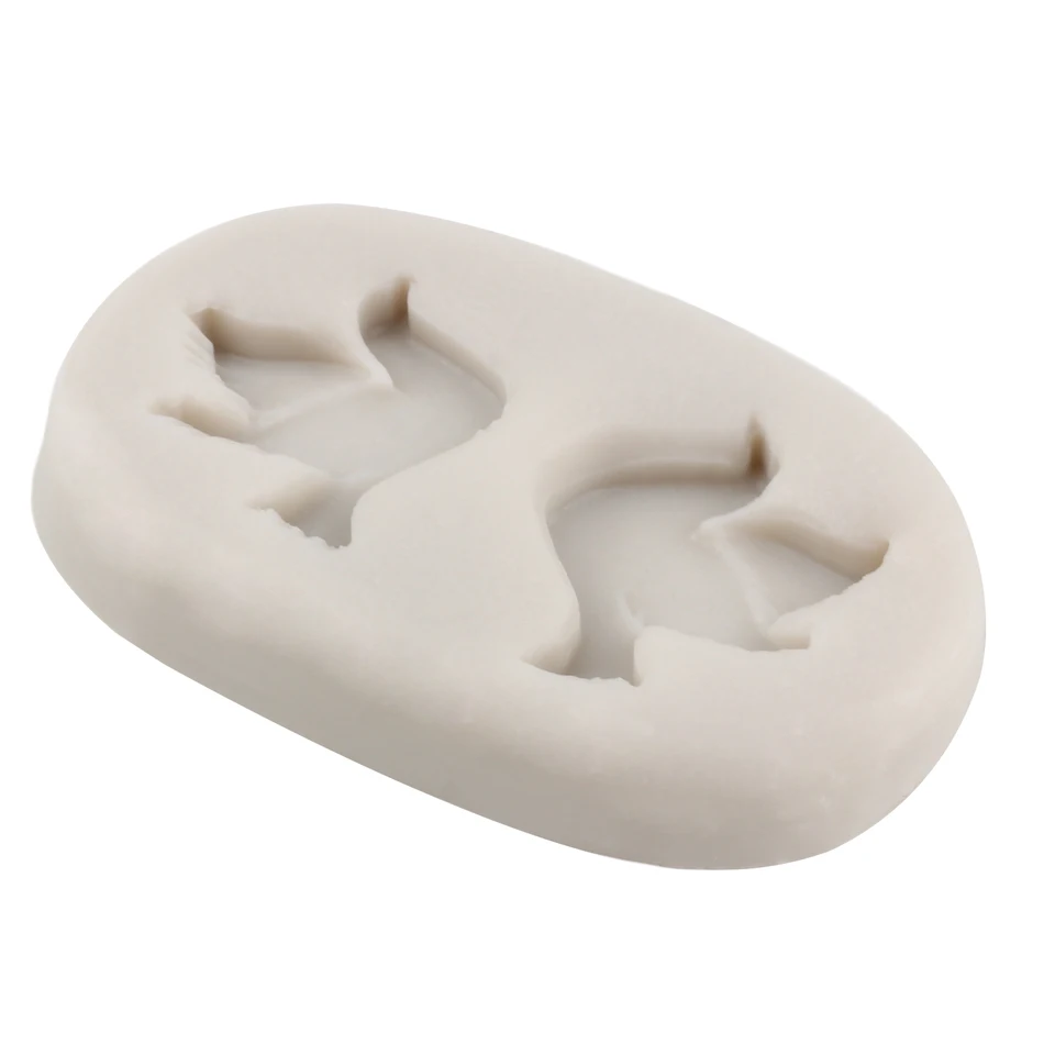 JLZK Duif Vogel Siliconen Fondant Mold Cake Decorating Tools JLZK Duif Vogel Siliconen Fondant Mold Cake Decorating Tools