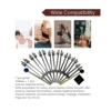 New Chakra Tuning Fork Set for Healing, 8 Pieces Silver Chakra Tuning Fork for Meditation 4