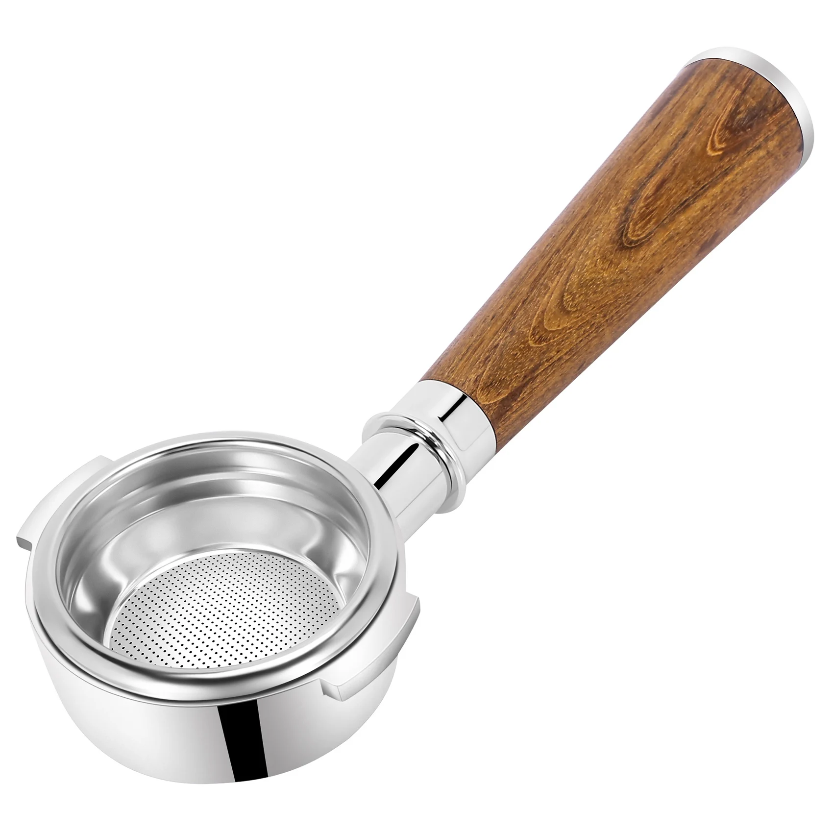 Portafiltro Senza Fondo Da 58Mm Compatibile Con Expobar,, Faema E Wega Con Cestello Filtro A 1 Tazza Incluso