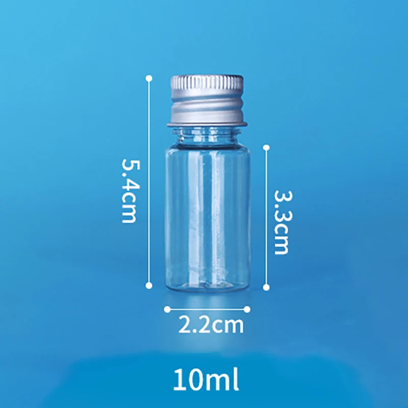 Clear Plastic Makeup Containers Pet Eco-Friendly Refillable Packaging Portable Round Shoulder Bottles Transparent For Beauty S15ed9d513a5348bcb559d24f1a2269d8s