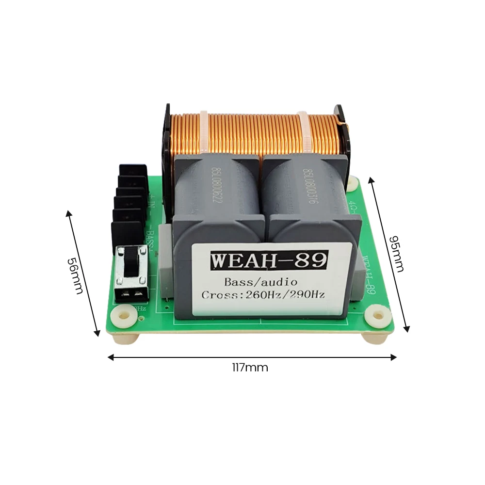 Computer Speakers Audio Speakers 1PCS 1500W Subwoofer Crossover Frequency Audio Speaker Divider Bass Woofer Crossover Filters DIY Hifi Stereo Home Theater