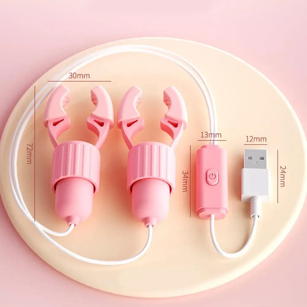 Pink Vibrating Clitoral Clip for Women Adult Masturbator