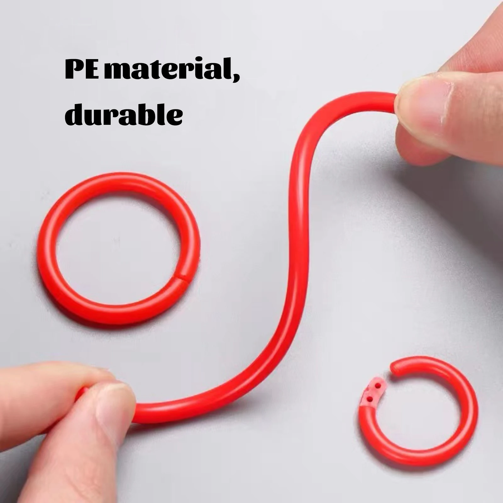 Loose Leaf Binder Rings 50pcs for Office Binding Supplies,plastic binding rings,loose leaf binding coil,book binding supplies,plastic binding coil