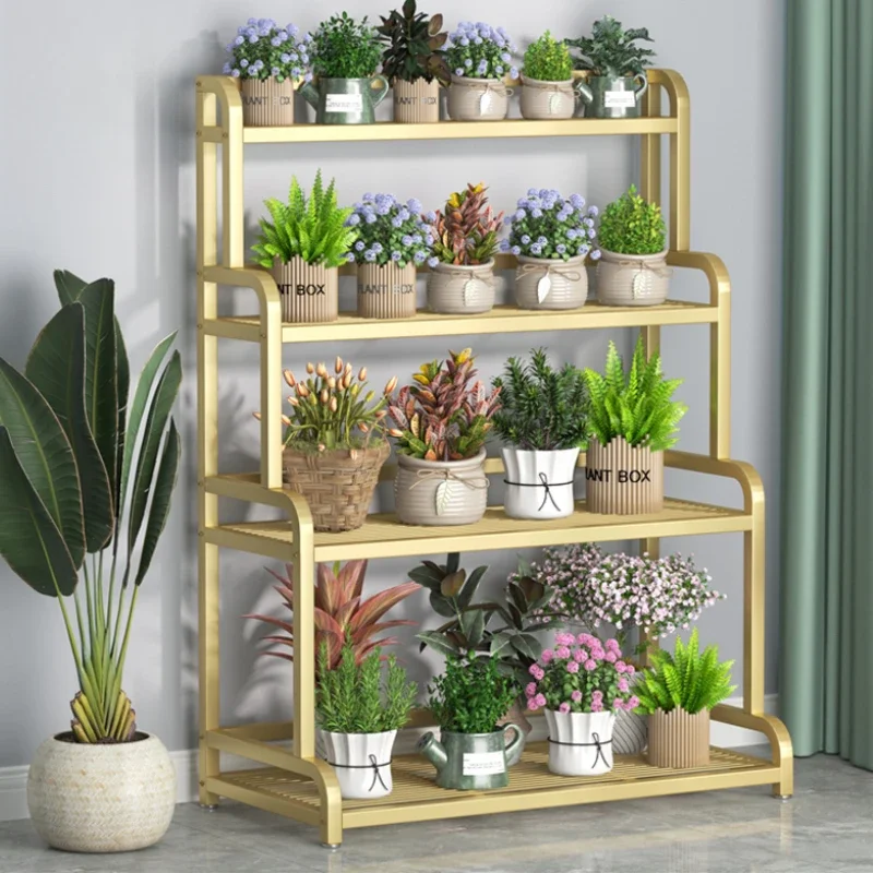 Designer Aesthetics Flower Rack Simple Balcony Flower Rack Living Room Display Wedding Decorations Porte Plantes Home Furniture