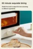 DMWD 12L Electric Oven Multifunctional Mini Baking Oven 800W Household Bread Pizza Baking Machine Double Knob Timing 220V 4