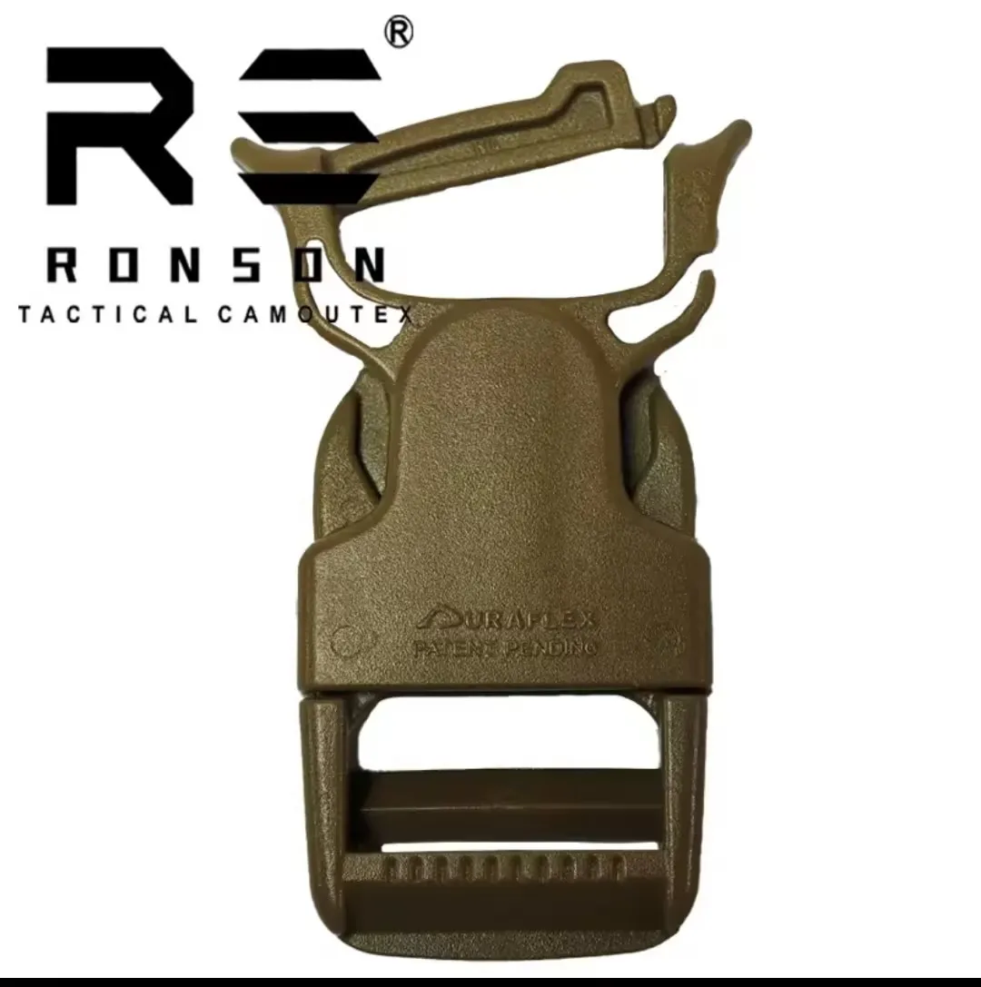 Ronson Tactical Backpack Waist Bag Parts thickened replaceable buckle Plastic Quick Side Release Tactical Belt Buckle