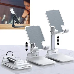 Premium Foldable Adjustable Desktop Phone and Tablet Stand (WHITE)