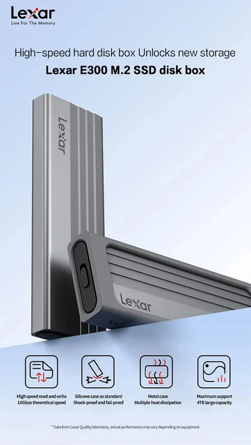 Lexar m.2 SSD 2TB UGREENケース付き Amazon.com: UGREEN M.2 NVMe SATA SSD Enclosure 10Gbps USB 3.2 Gen