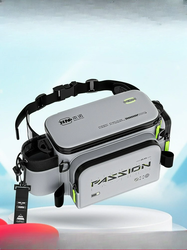 Multifunction Fishing Waist Pack New Tactical Tackle Storage Bag Waterproof Crossbody Rod Carrier