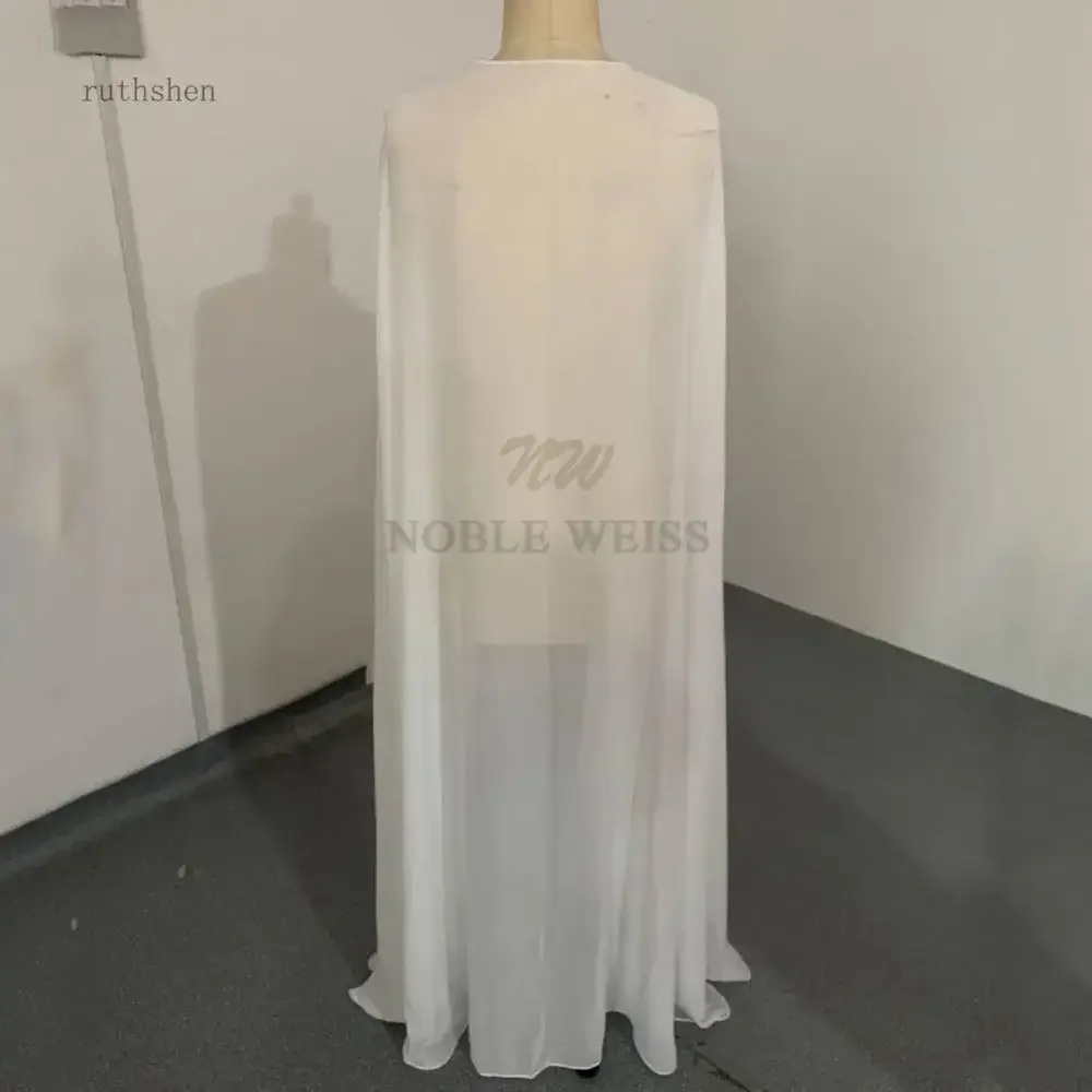 Chiffon Gauze Shawl wrapped in BOLERO Floor-Length Bridal Wedding jacket Customized