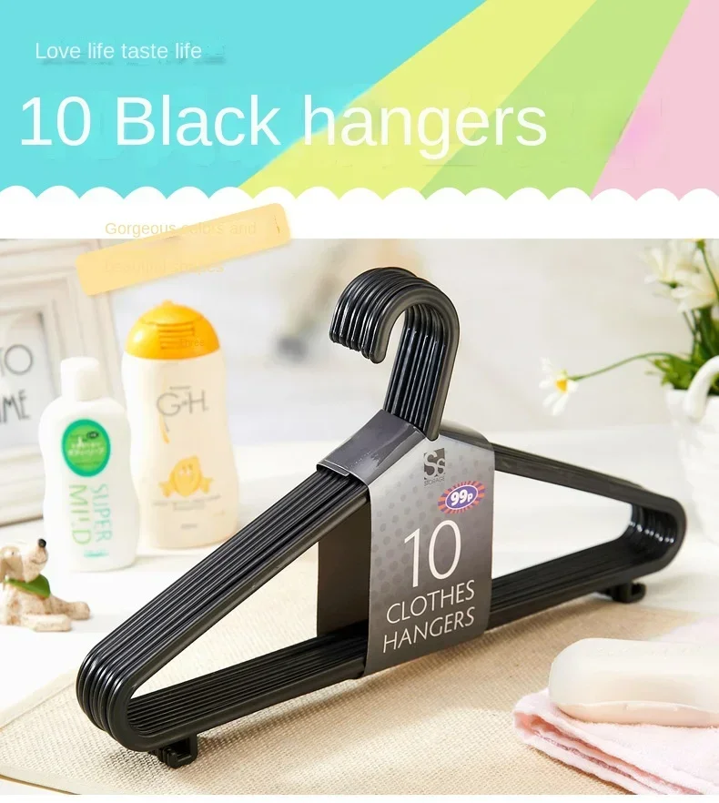 Description Picture 2 of item10/50pcs Adult Clothe Hanging Rack Clothing Hanger Non-Slip Dry Portable Household Clothe DressOrganizer Closet Clothes hanger