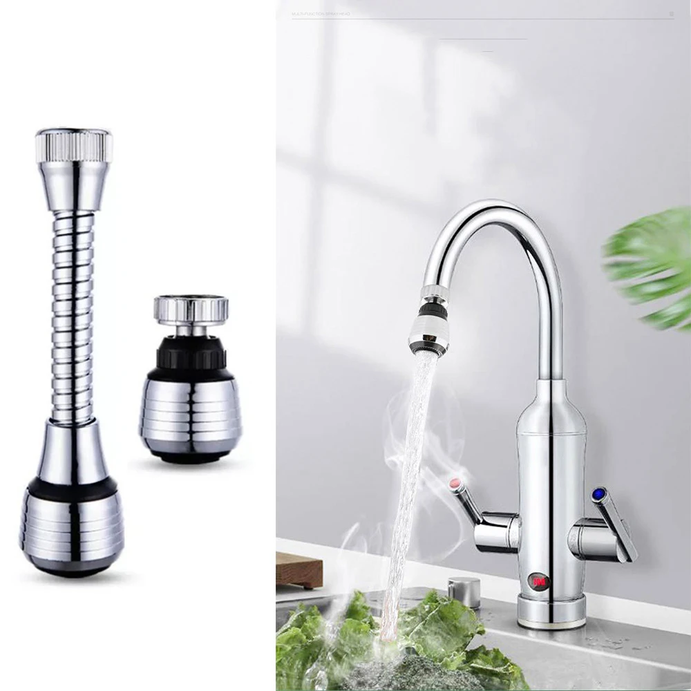 

360 Degree Diffuser Swivel Kitchen Accessories Cleaning Fruit Vegetable Tools Splash-proof Water-saving Shower Kitchen Gadgets