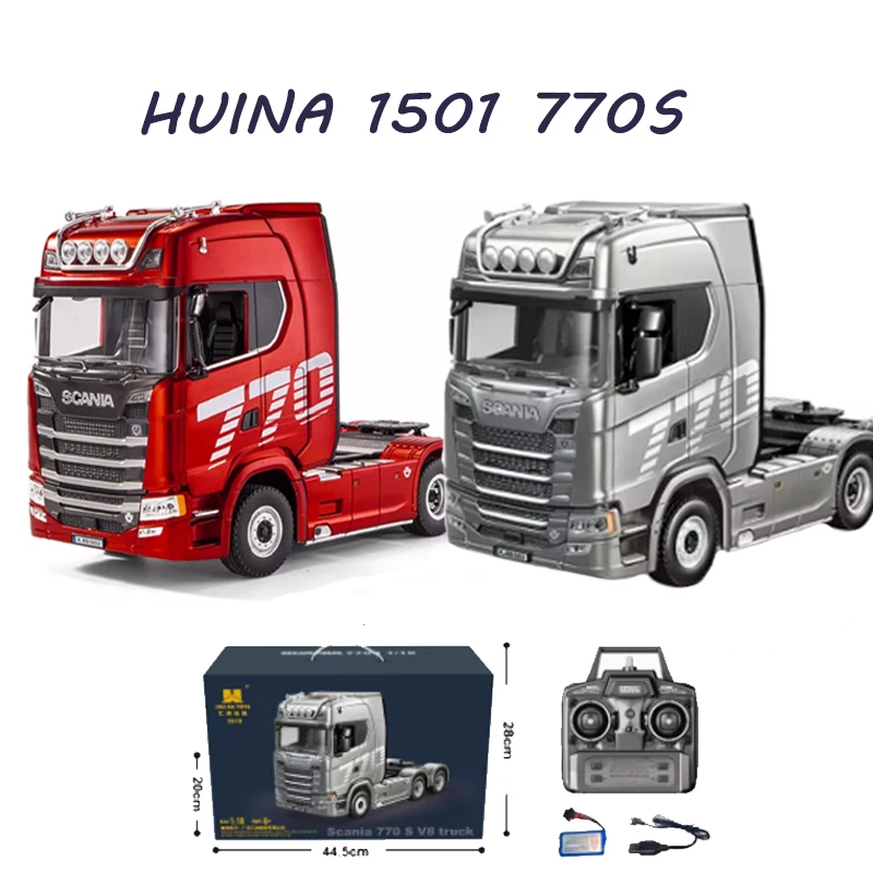 1/18 HUINA 770S スカニアRC トレーラーセット Scania 770S 1/18 スカニア トレーラー セット - メルカリ
