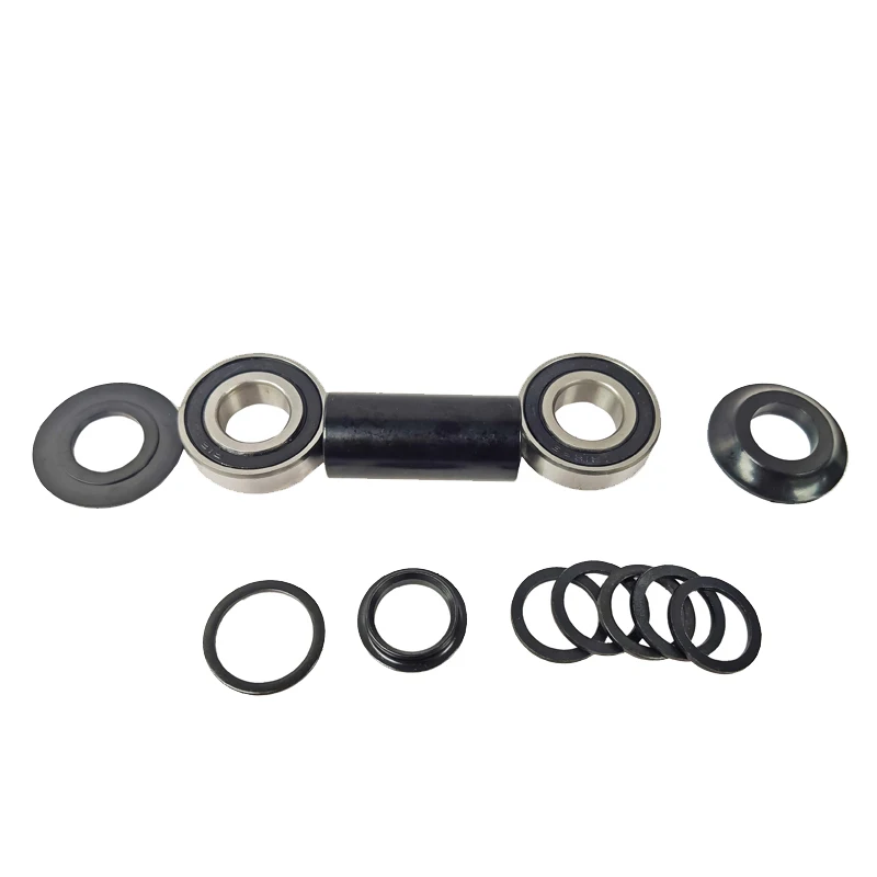 BMX 자전거 MID BB 하단 브래킷 스틸 콘 튜브, 플라스틱 콘 스페이서 Φ19mm*73mm Φ41.28mm*19*11mm*2pcs