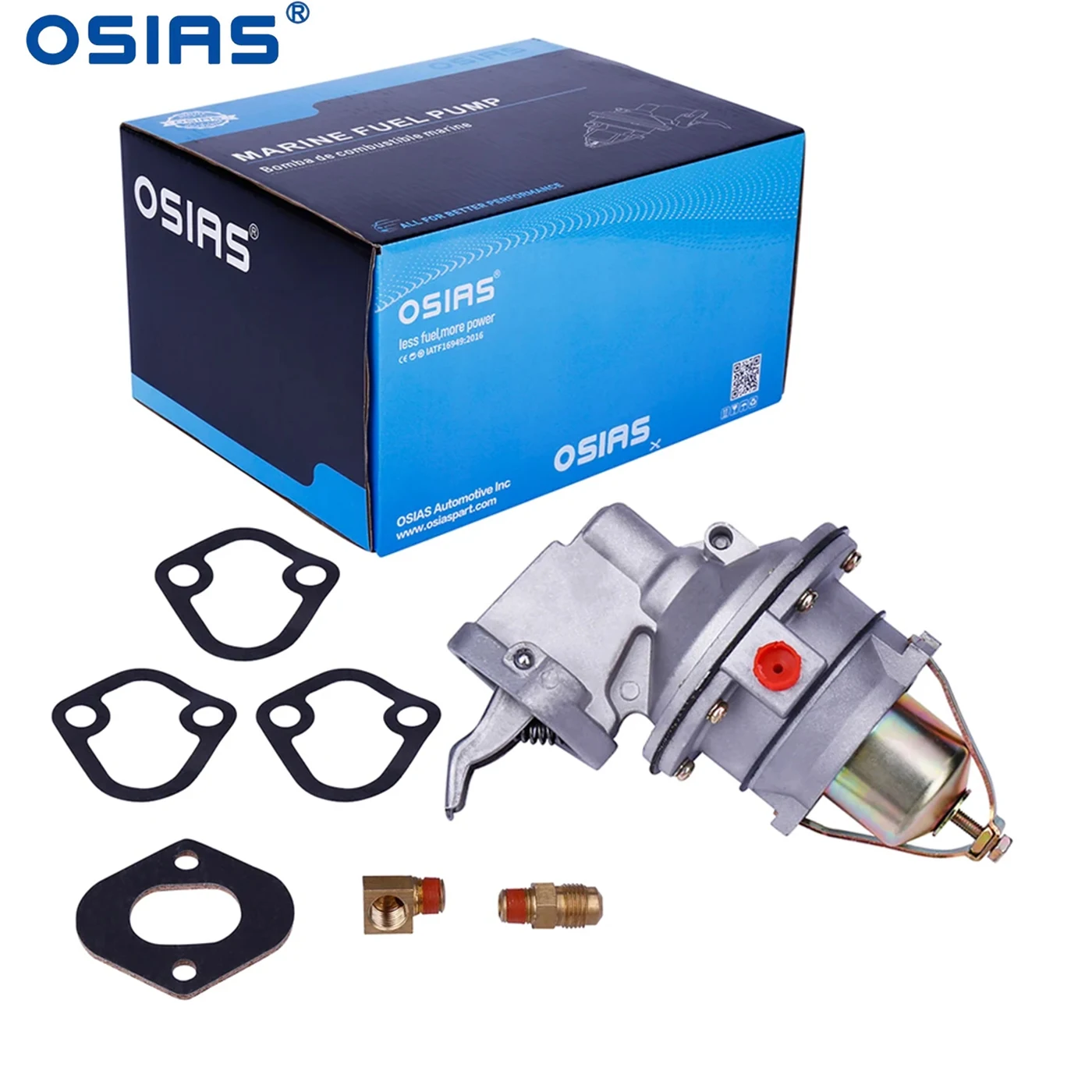 OSIAS Electric Fuel Pump For Ford Lincoln Jaguar Mazda Mercury - 12V 100LPH 3bar, Ref E2226 380700, 3-Year Warranty
