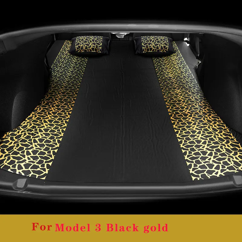 Inflatable air bed car sleeping mattress inflatable camping mattress camping mattress For Tesla Model 3 Model Y 2017- Inflatable Air Mattress Outdoor Camping Inflatable Special Suede Fabric Car Travel Bed