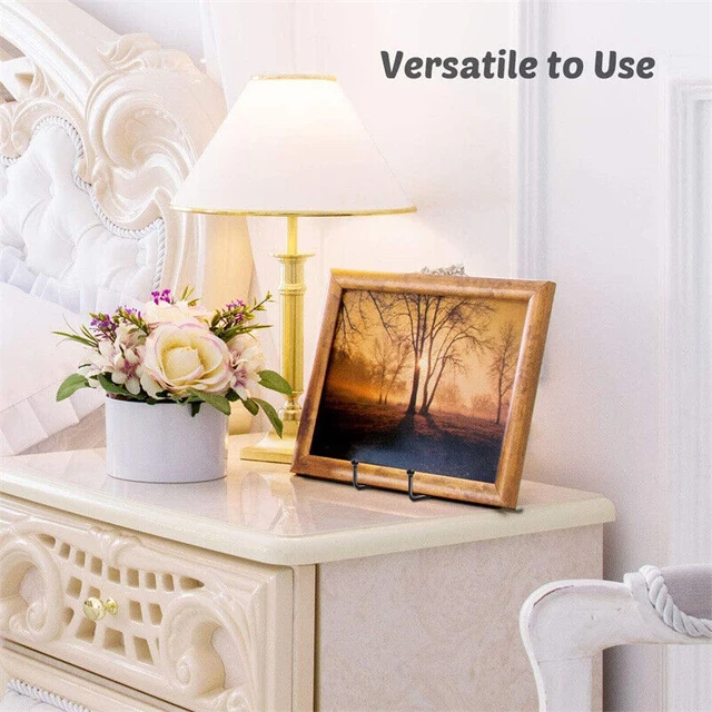 Brand New Iron Art Display Stand Storage Picture Rack Metal Material Easel  Plate Shelf Holder Black Practical Convenient Use - AliExpress