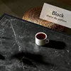 Black Coffee Table Small Square Coffee Table Simple Modern Center Table for Living Room Home Office 27.6 * 27.6 * 15.7Inch Easy 4