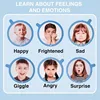 Kids Emotional Imitation Expression Mirror Early Education Puzzle Development Card 6 Emotional Simulation Learning Toy for Kids 3