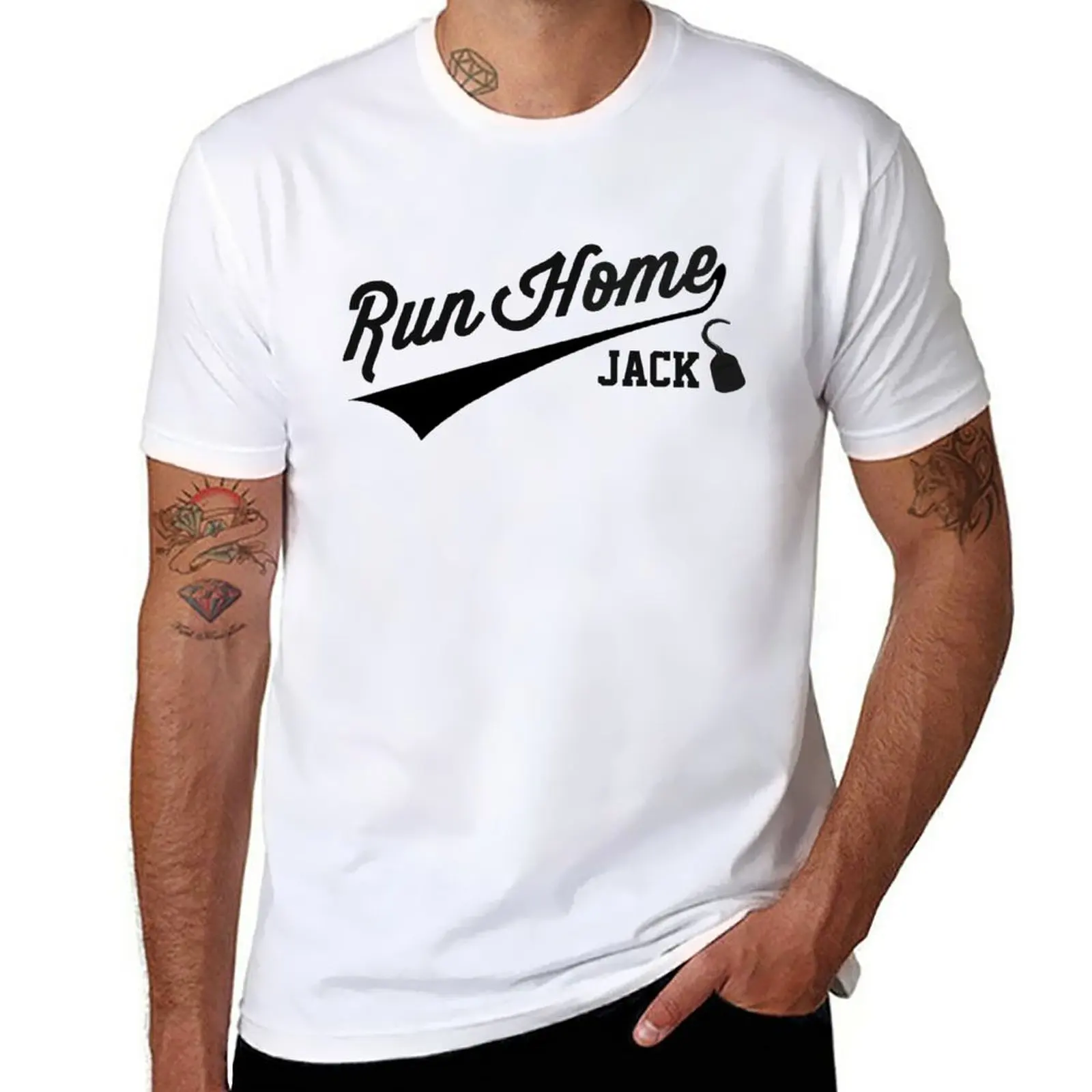 

Run Home Jack! T-Shirt new edition quick-drying boys animal print Men's t-shirts